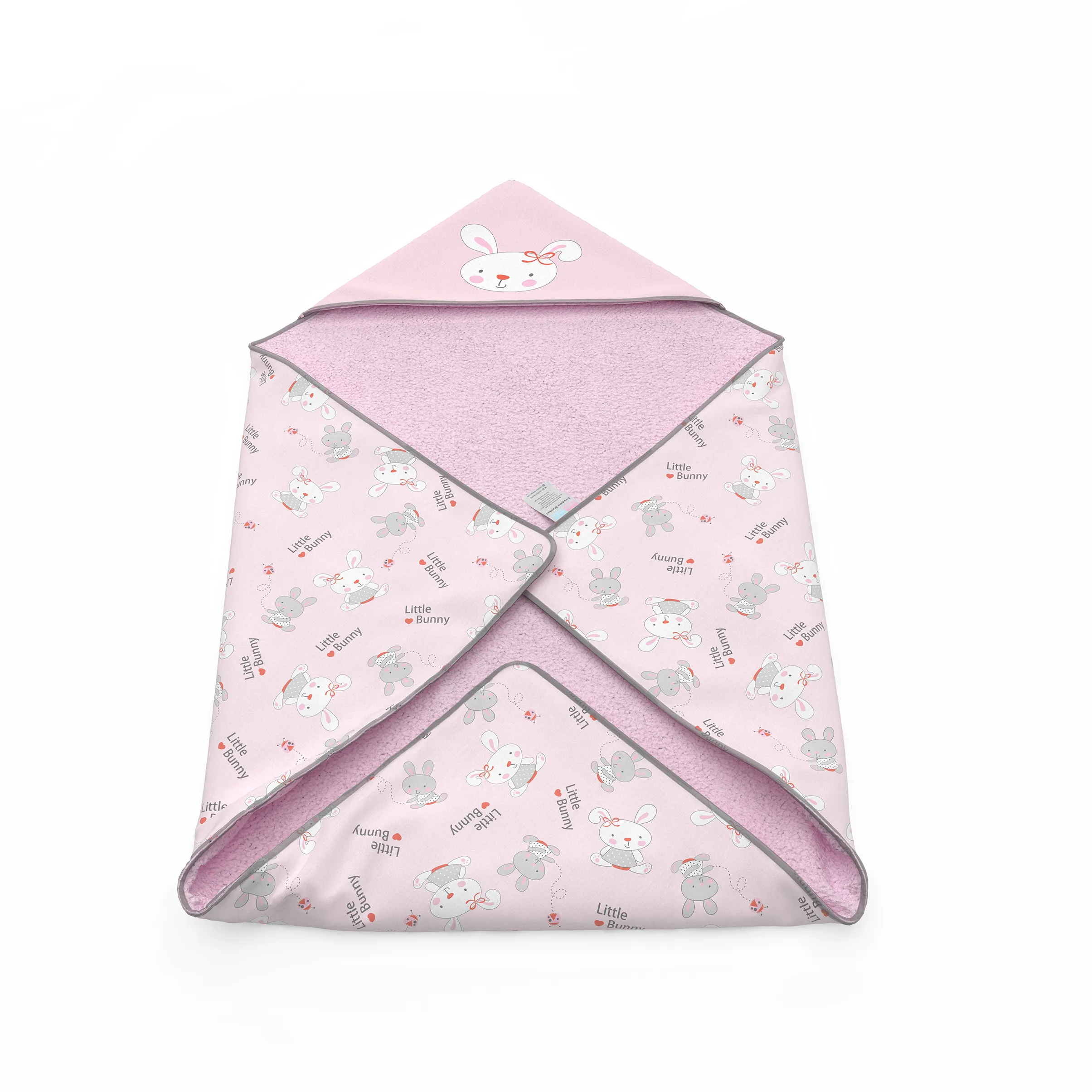 پتو دورپیچ کلاه دار  Little Bunny